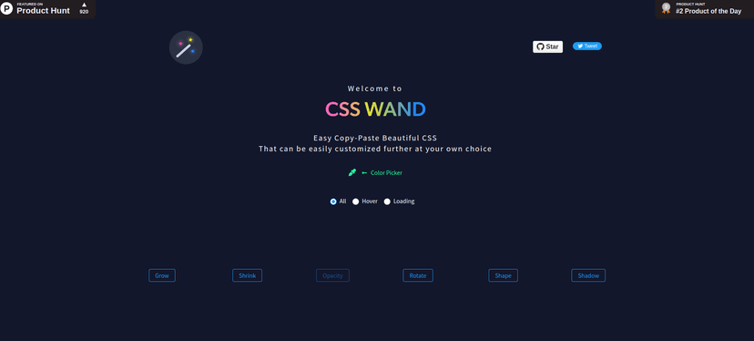 A free online tool to generate css code