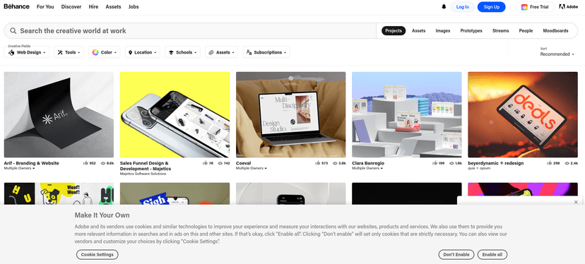 Behance is the world's largest creative network for showcasing and discovering creative work