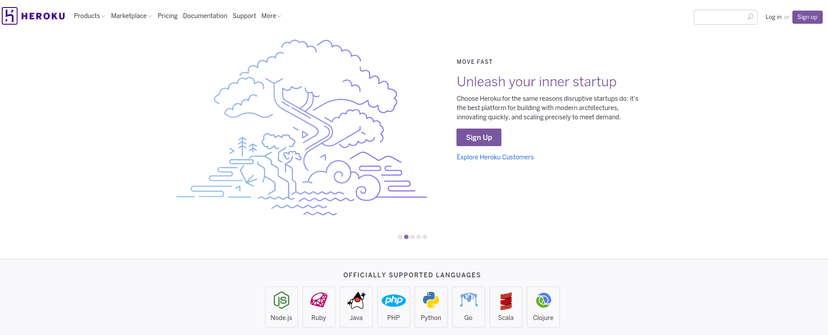 Heroku is a platform as a service (PaaS) that enables developers to build, run, and operate applications entirely in the cloud.