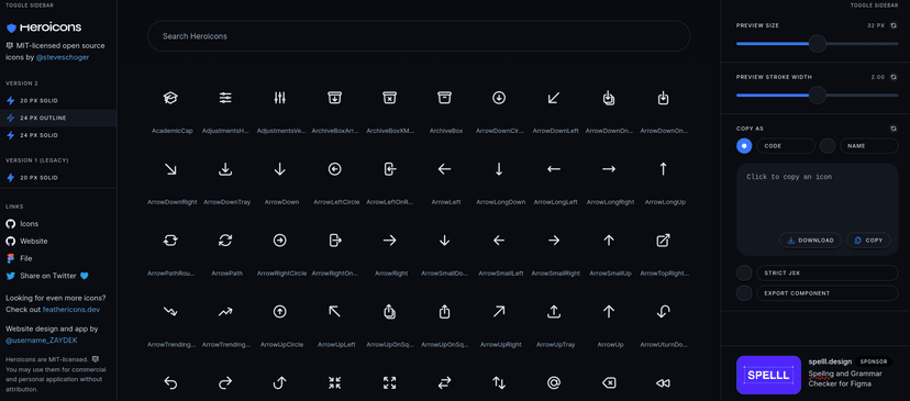 A set of free MIT-licensed high-quality SVG icons for you to use in your web projects.